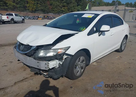 2013 Honda Civic Lx z USA, uszkodzony, nr VIN 2HGFB2F59DH563571